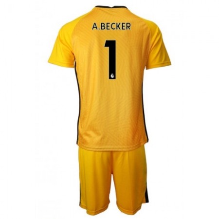 Fußballtrikots Liverpool A.Becker 1 Torwart Kinder Auswärtstrikot 2020-2021